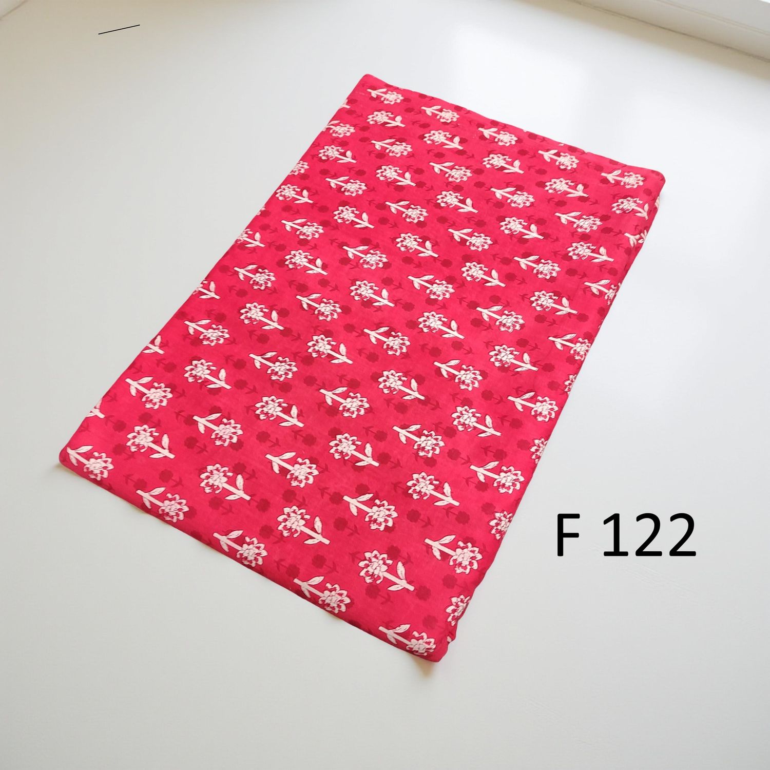 4 Meters Cotton Fabric F122