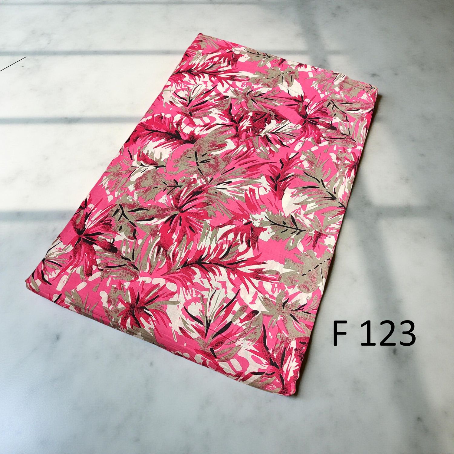 4 Meters Cotton Fabric F123