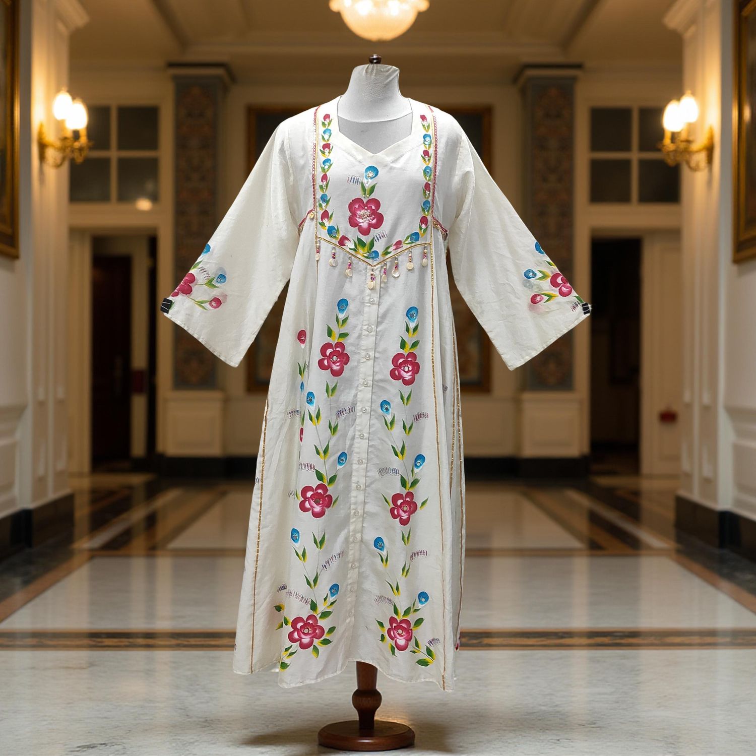 S-M Cotton Jalabiya Dress Almira 01