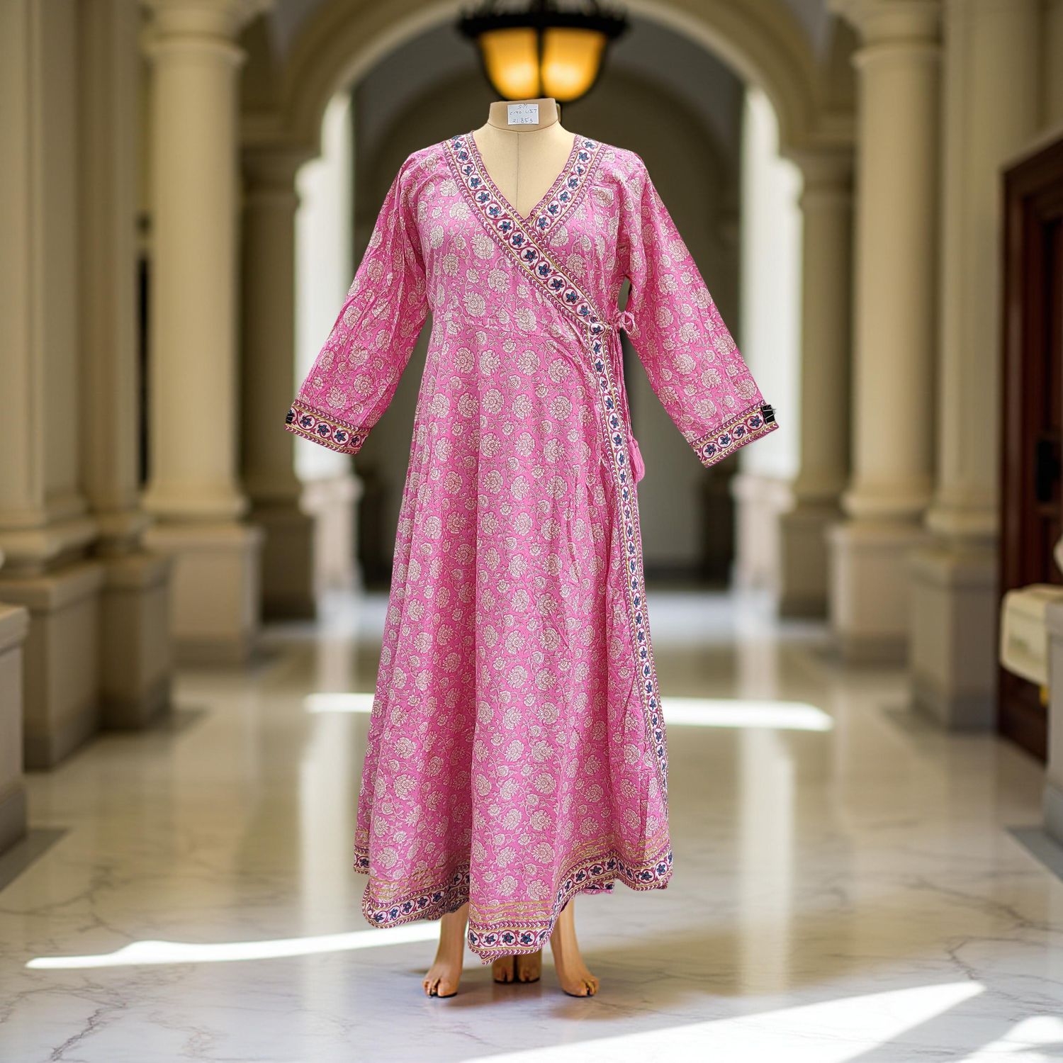 S-M Priam Cotton Dress 57&quot; Long Jalabiya