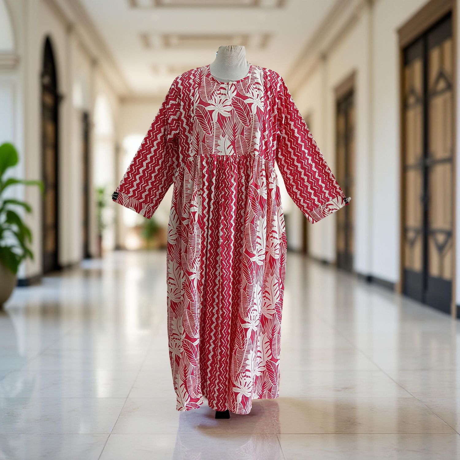 Cotton Jalabiya Dress Heba 01 New