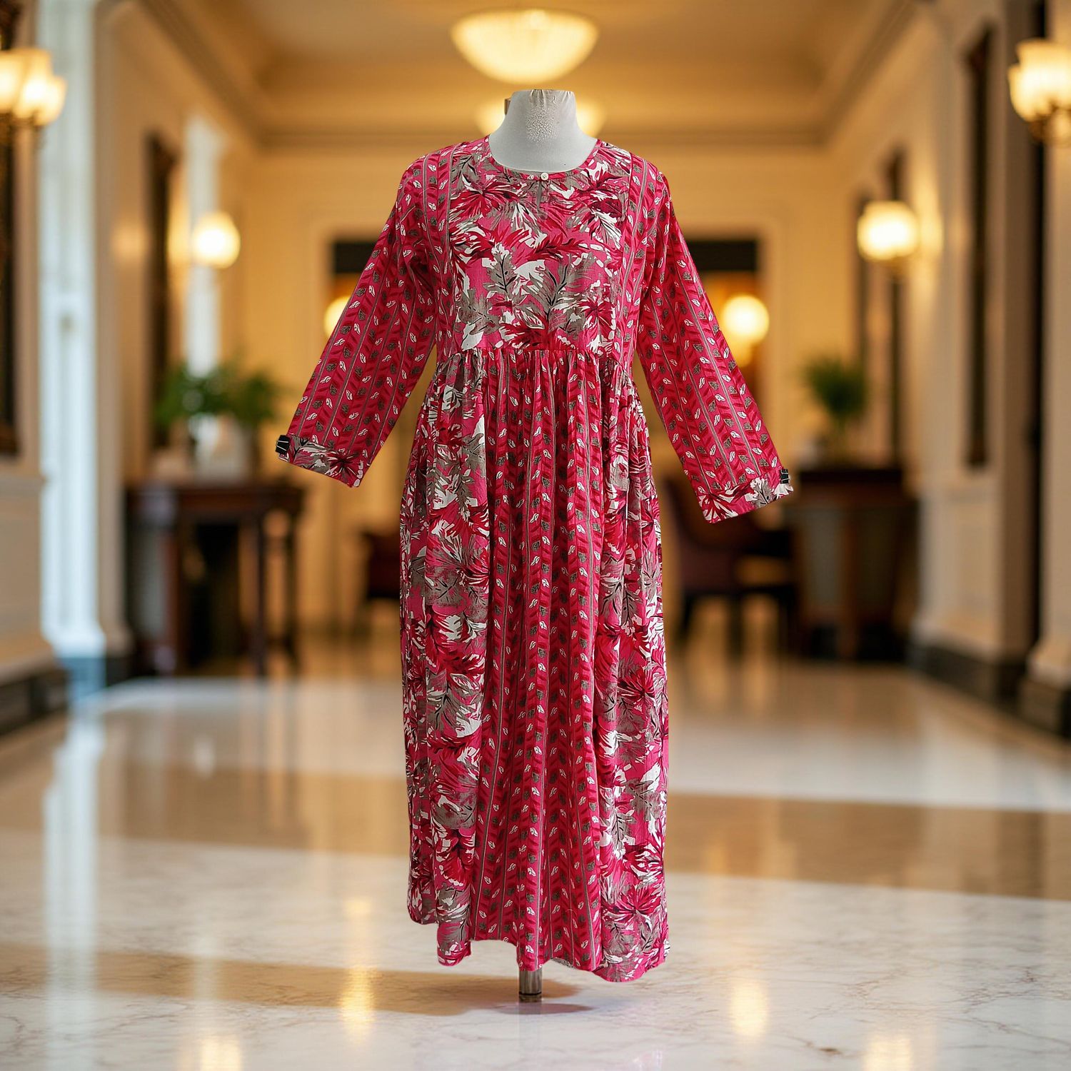 Cotton Jalabiya Dress Heba 04 New