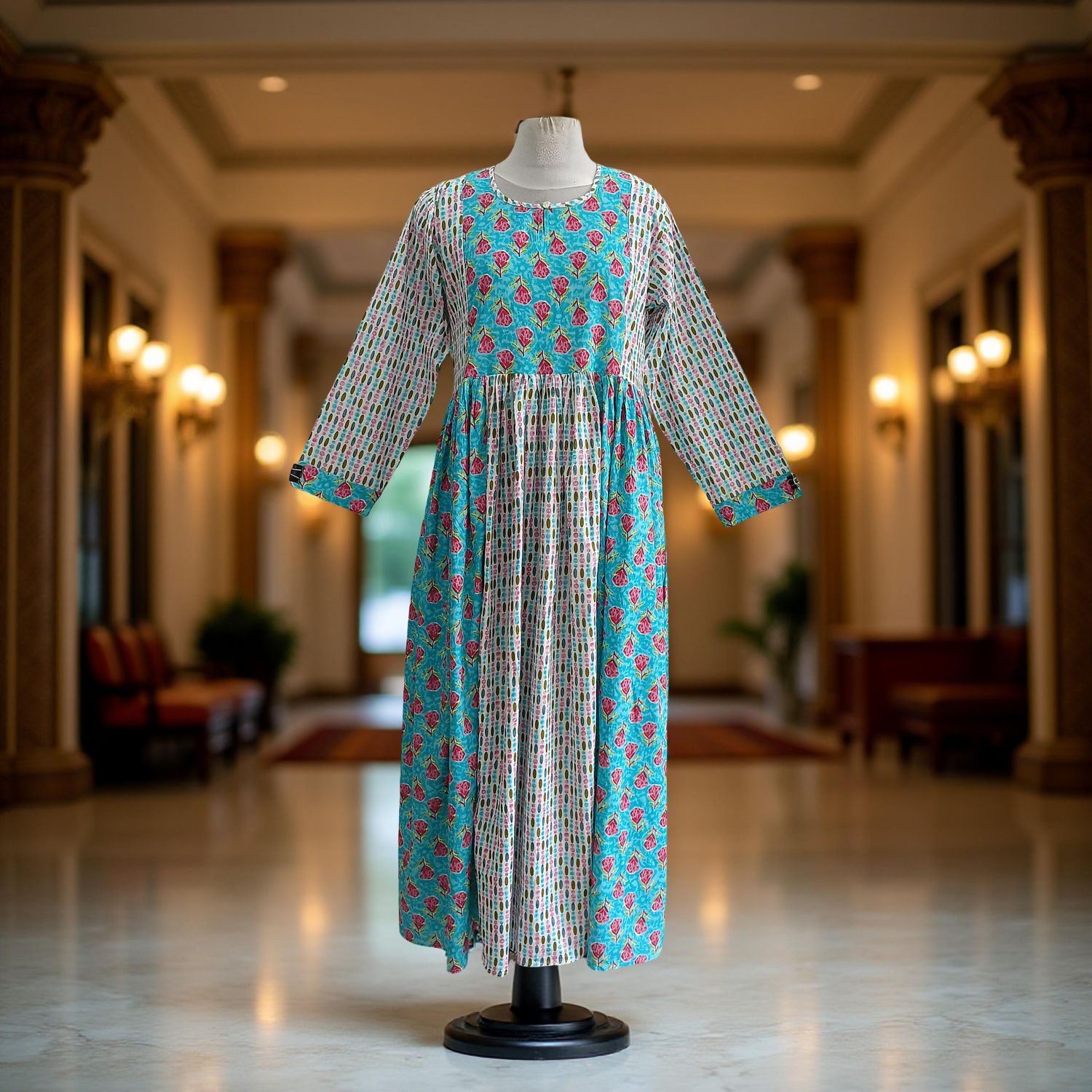 Cotton Jalabiya Dress Heba 07 New