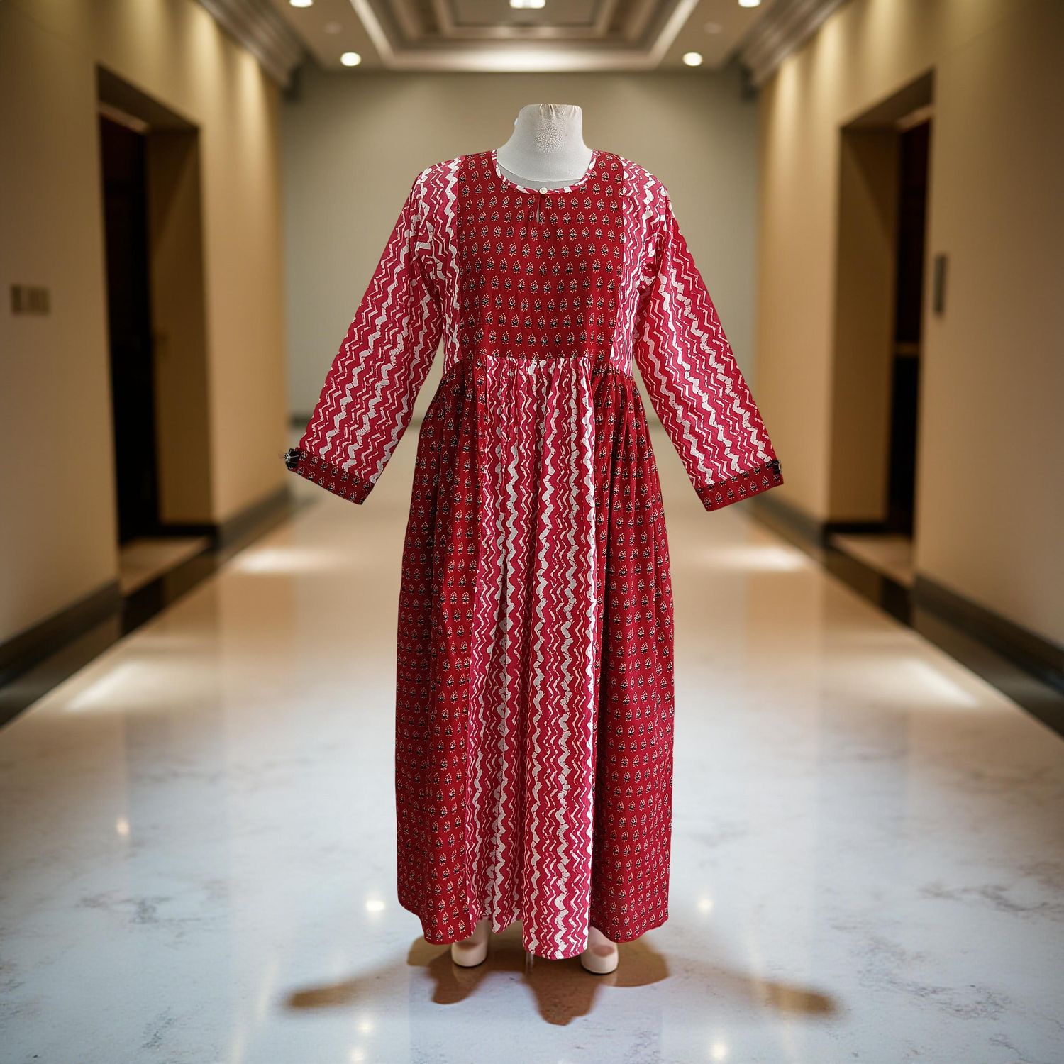 Cotton Jalabiya Dress Heba 08 New