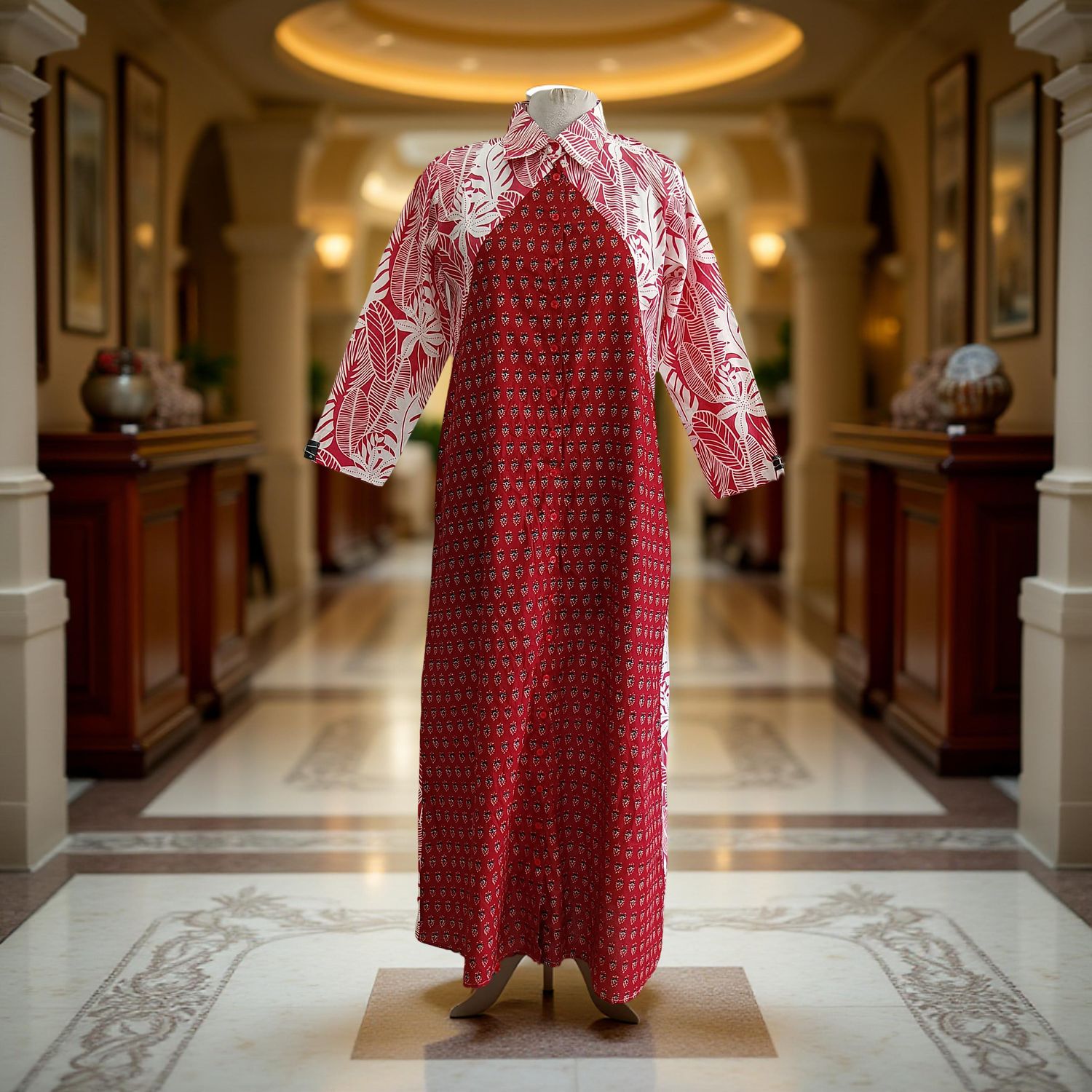 Cotton Jalabiya Dress Honey 01 New