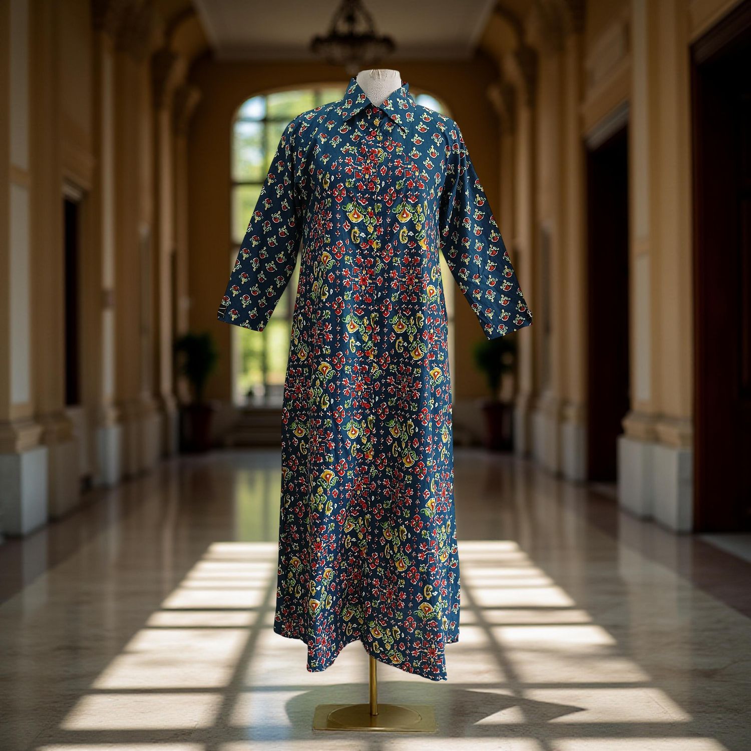 Cotton Jalabiya Dress Honey 02 New