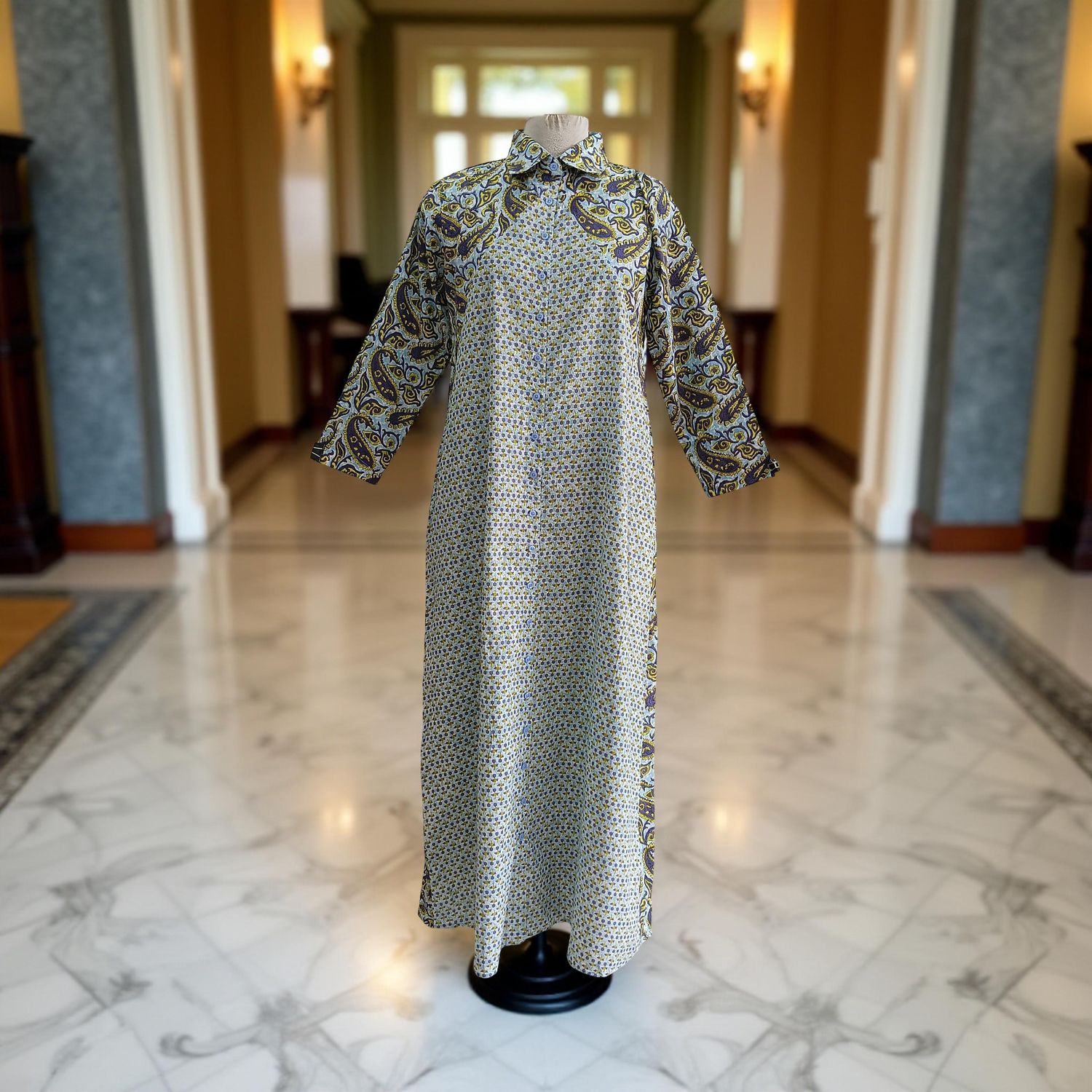 Cotton Jalabiya Dress Honey 03 New