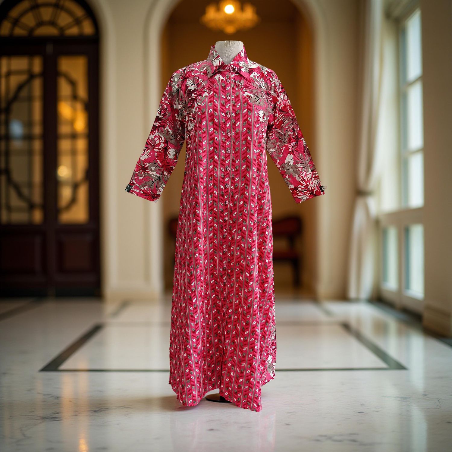 Cotton Jalabiya Dress Honey 07 New