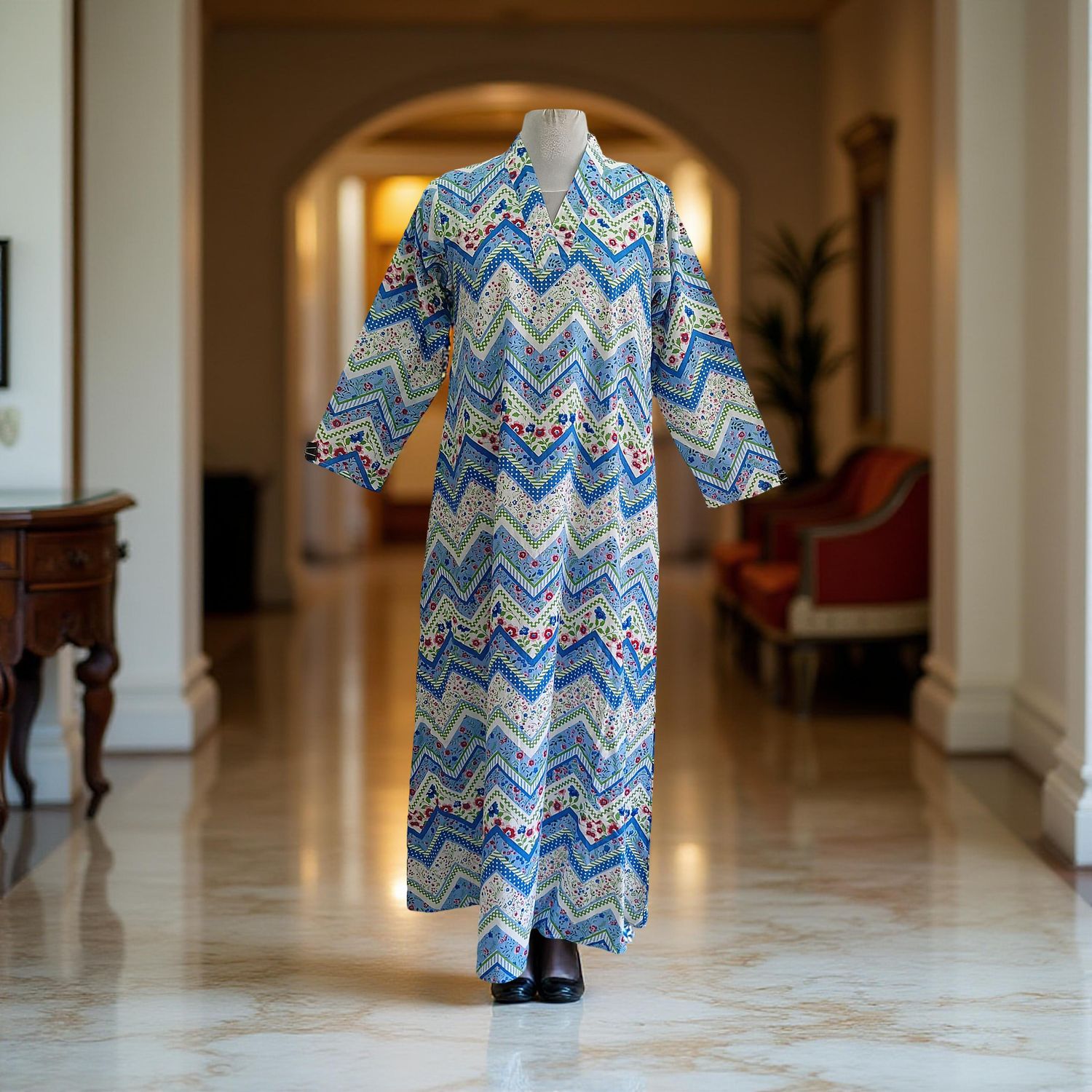 Cotton Jalabiya Dress Teena 08 New