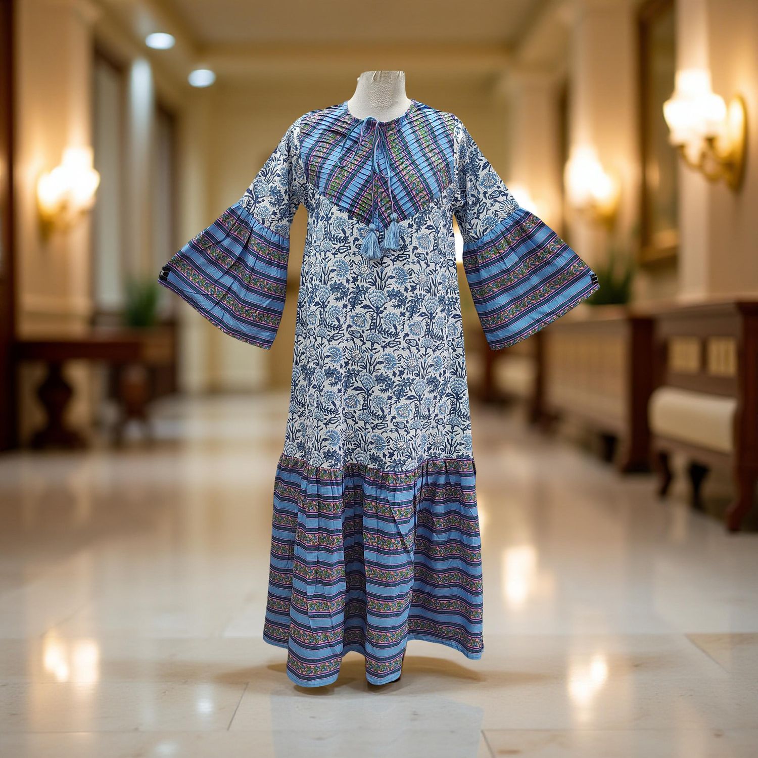 Cotton Jalabiya Dress Adn 01