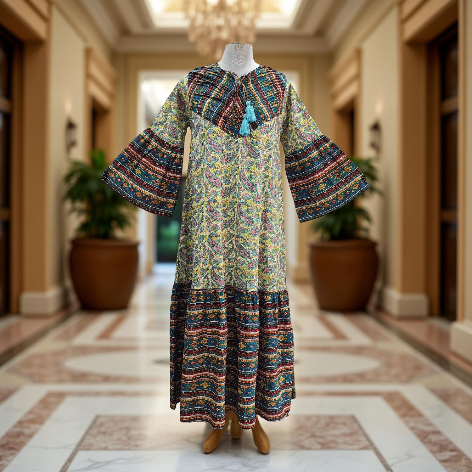 Cotton Jalabiya Dress Adn 06