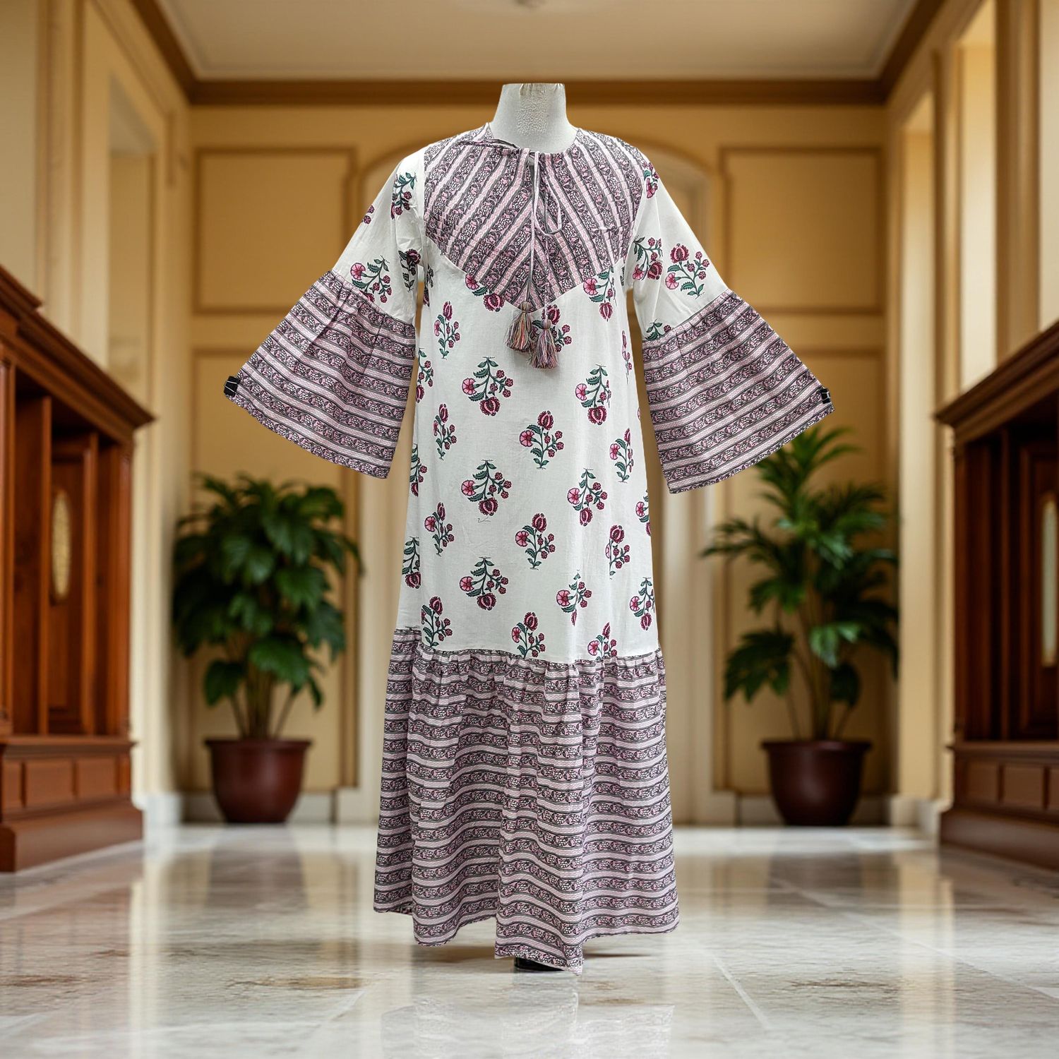 Cotton Jalabiya Dress Adn 03