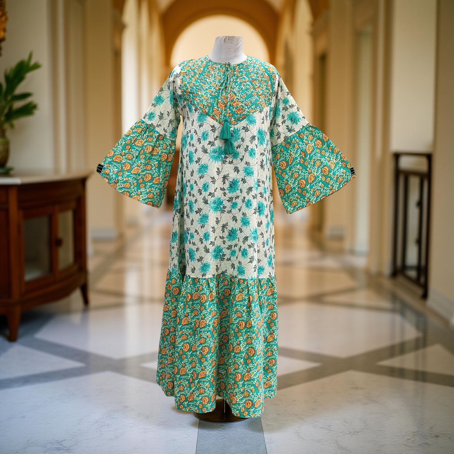 Cotton Jalabiya Dress Adn 09