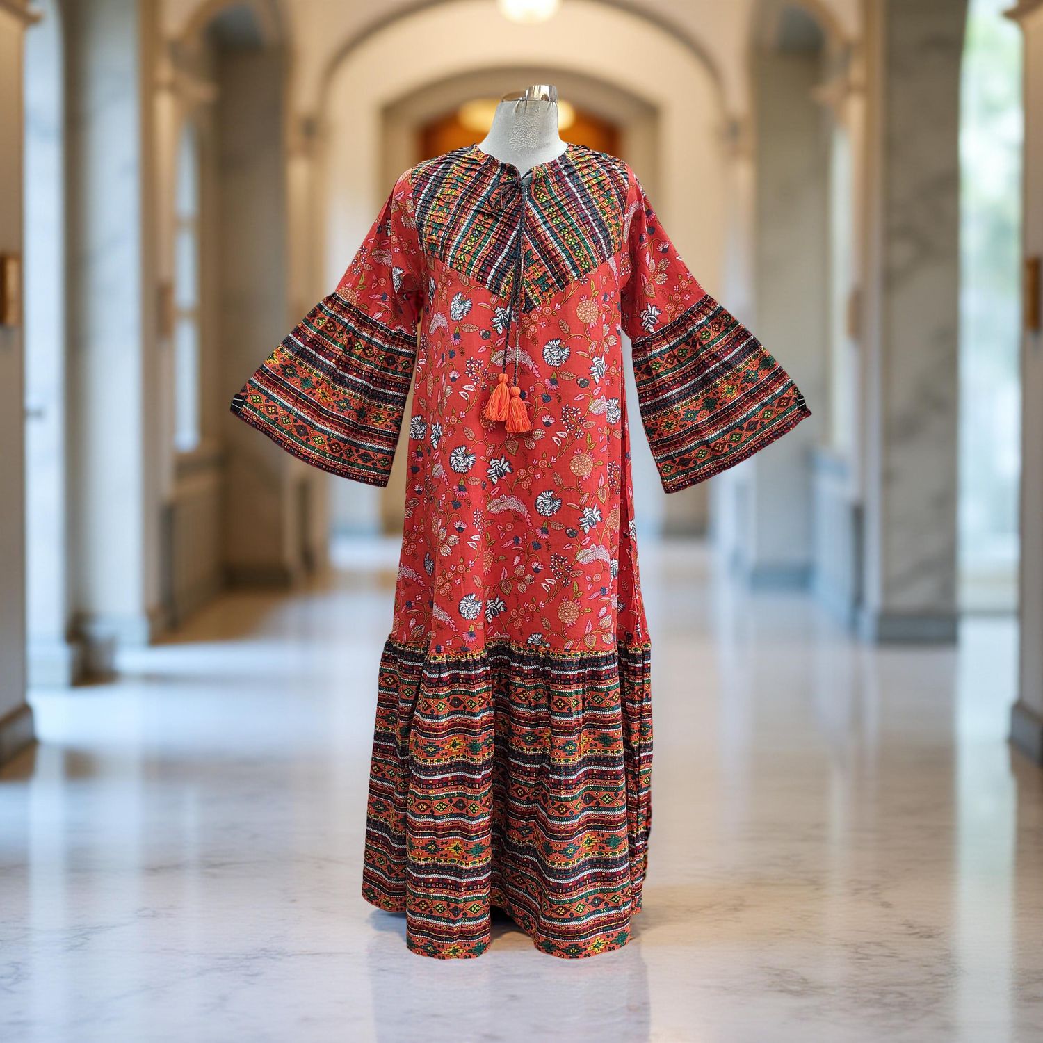 Cotton Jalabiya Dress Adn 08