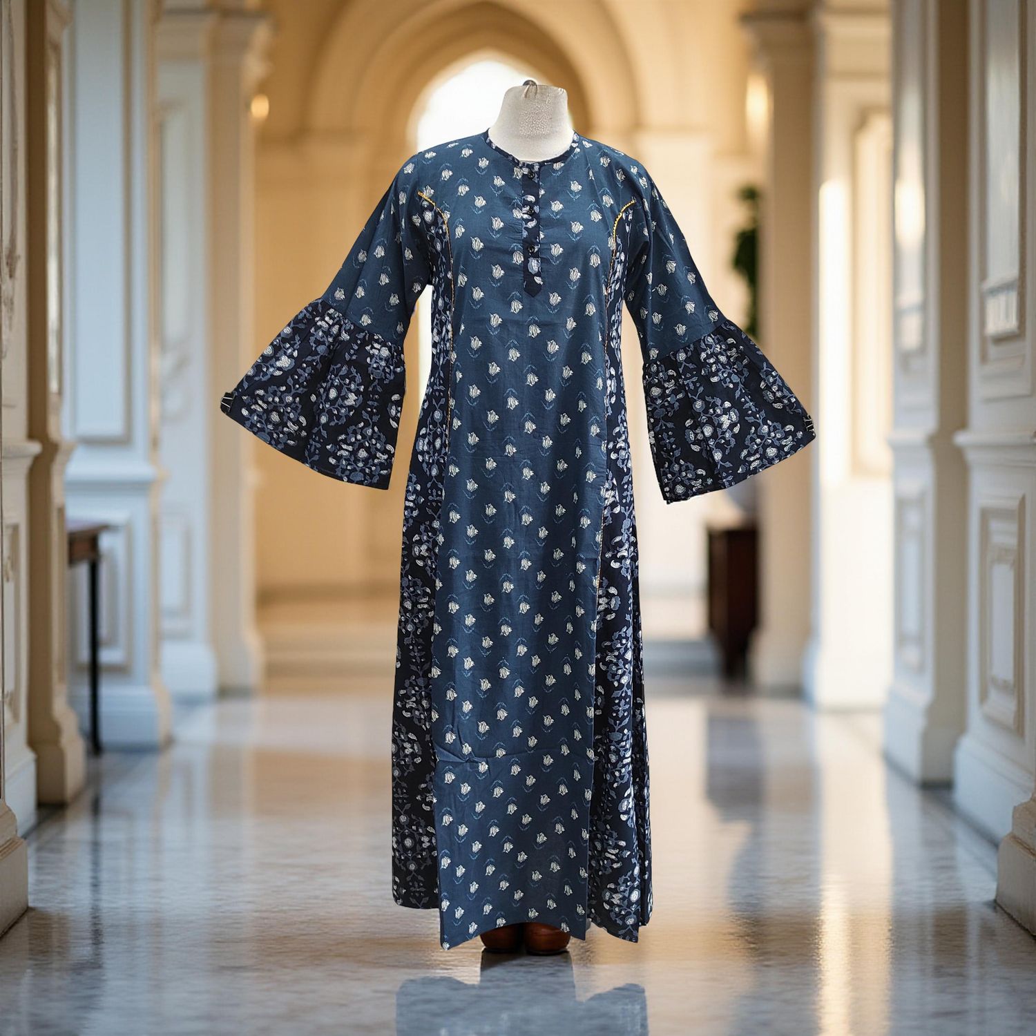 Cotton Jalabiya Dress Marry 08 New