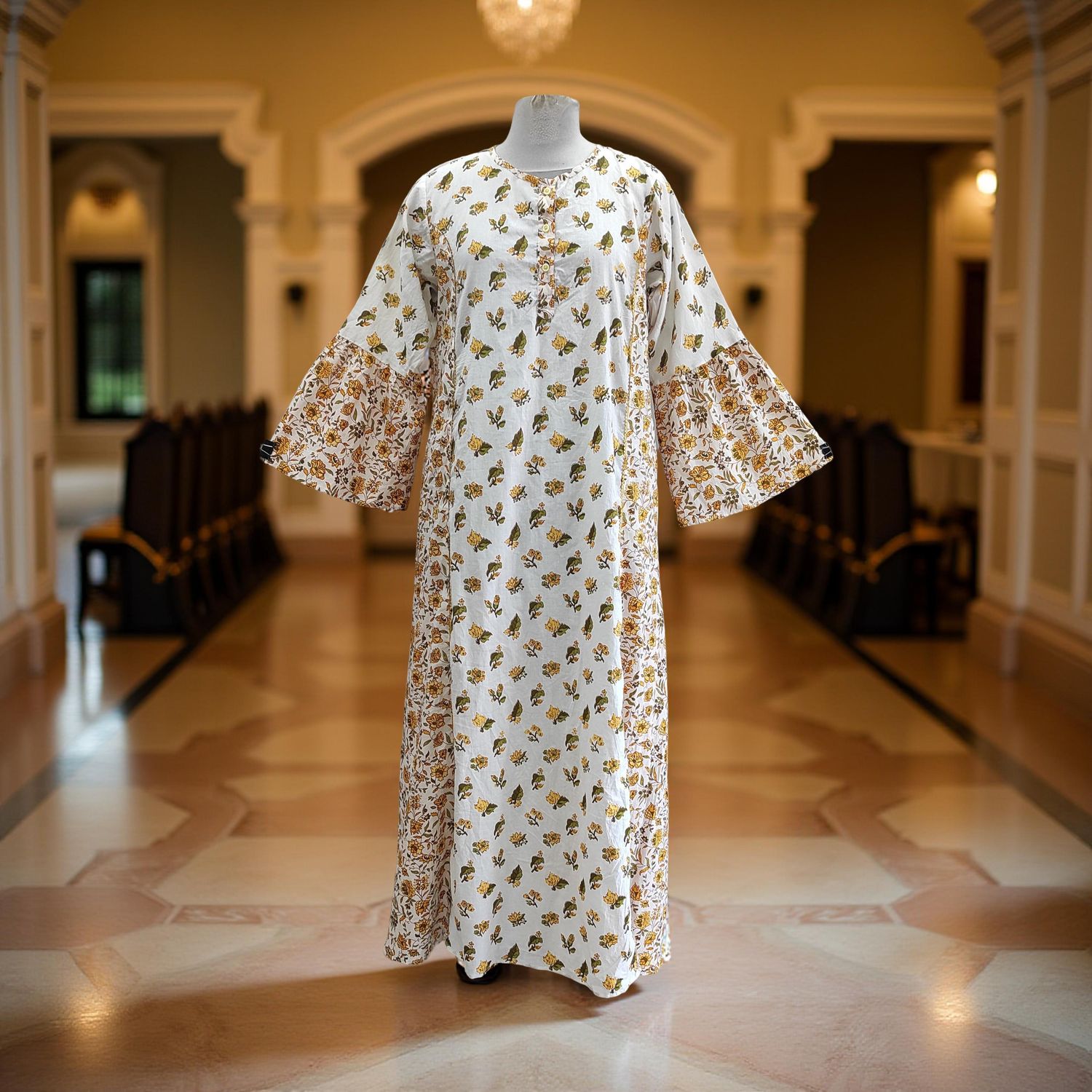 Cotton Jalabiya Dress Marry 09 New