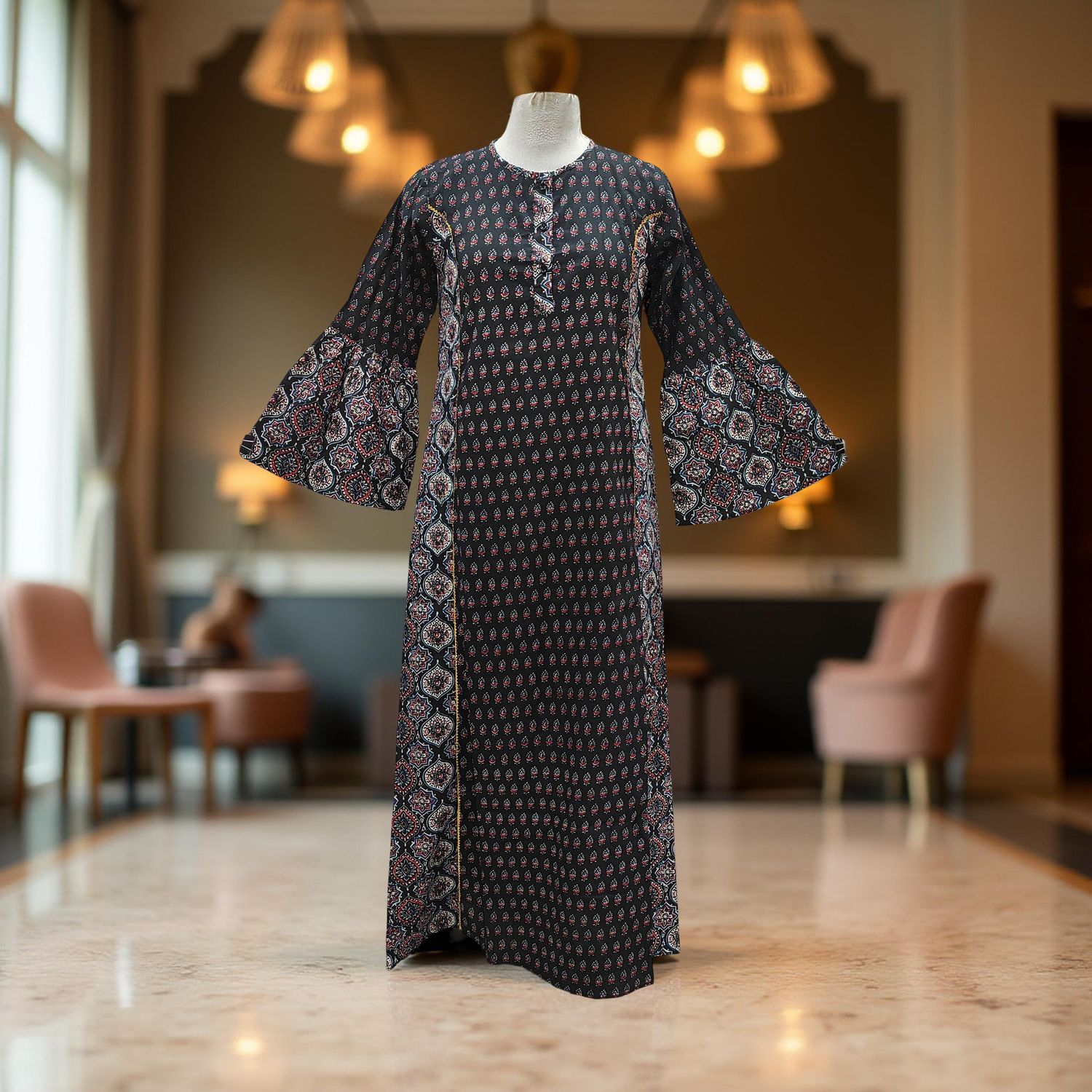 Cotton Jalabiya Dress Marry 06 New