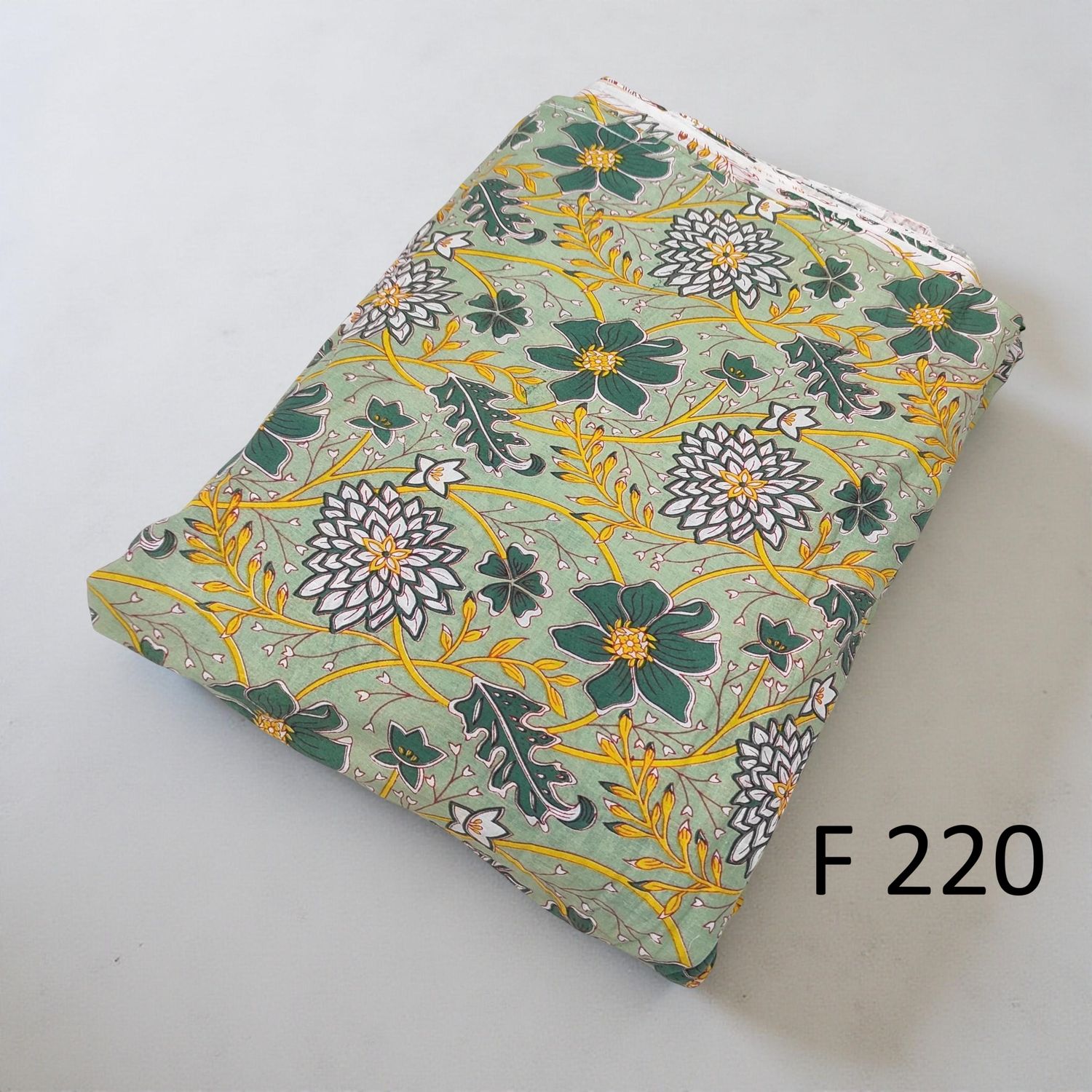 4 Meters Cotton Fabric F220
