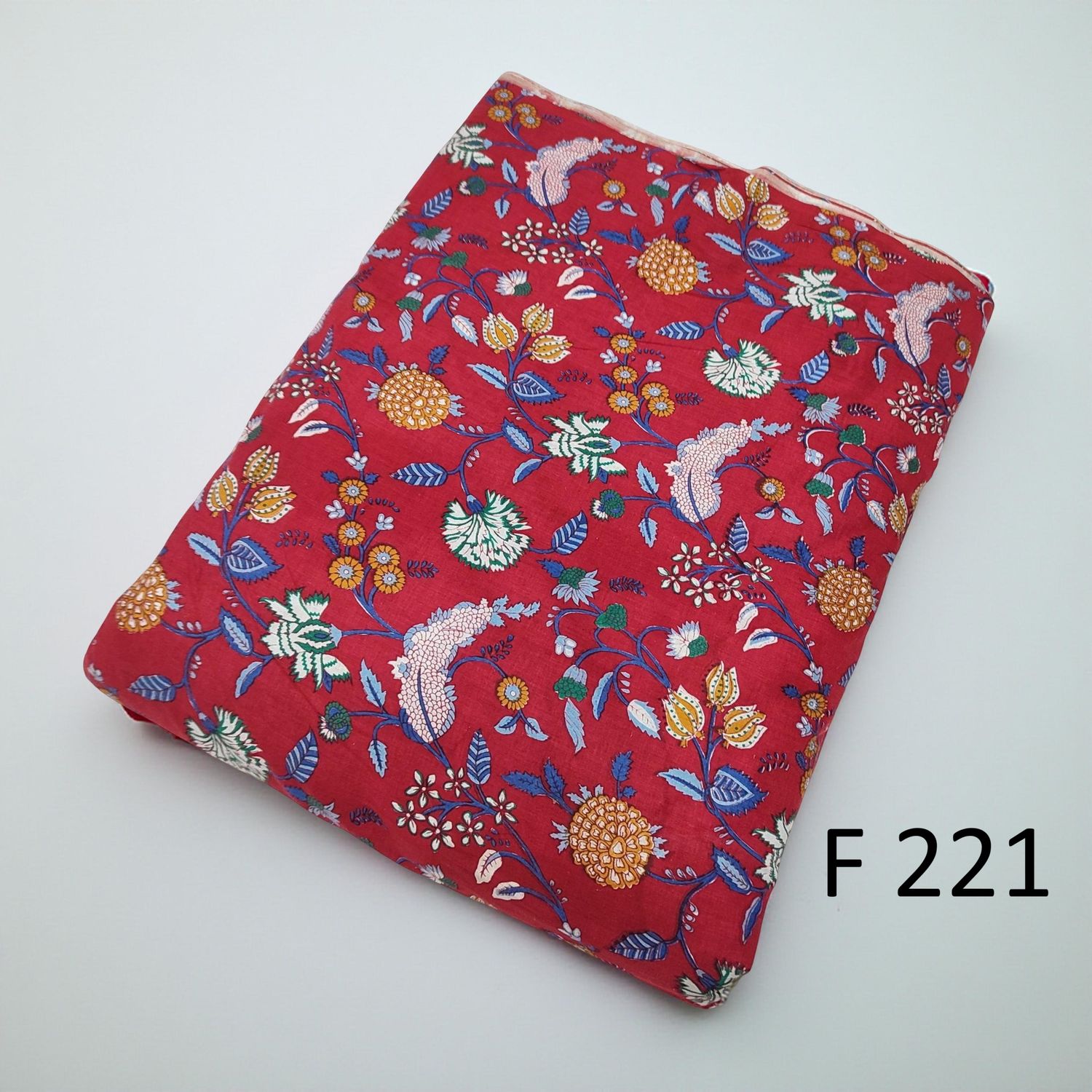 4 Meters Cotton Fabric F221