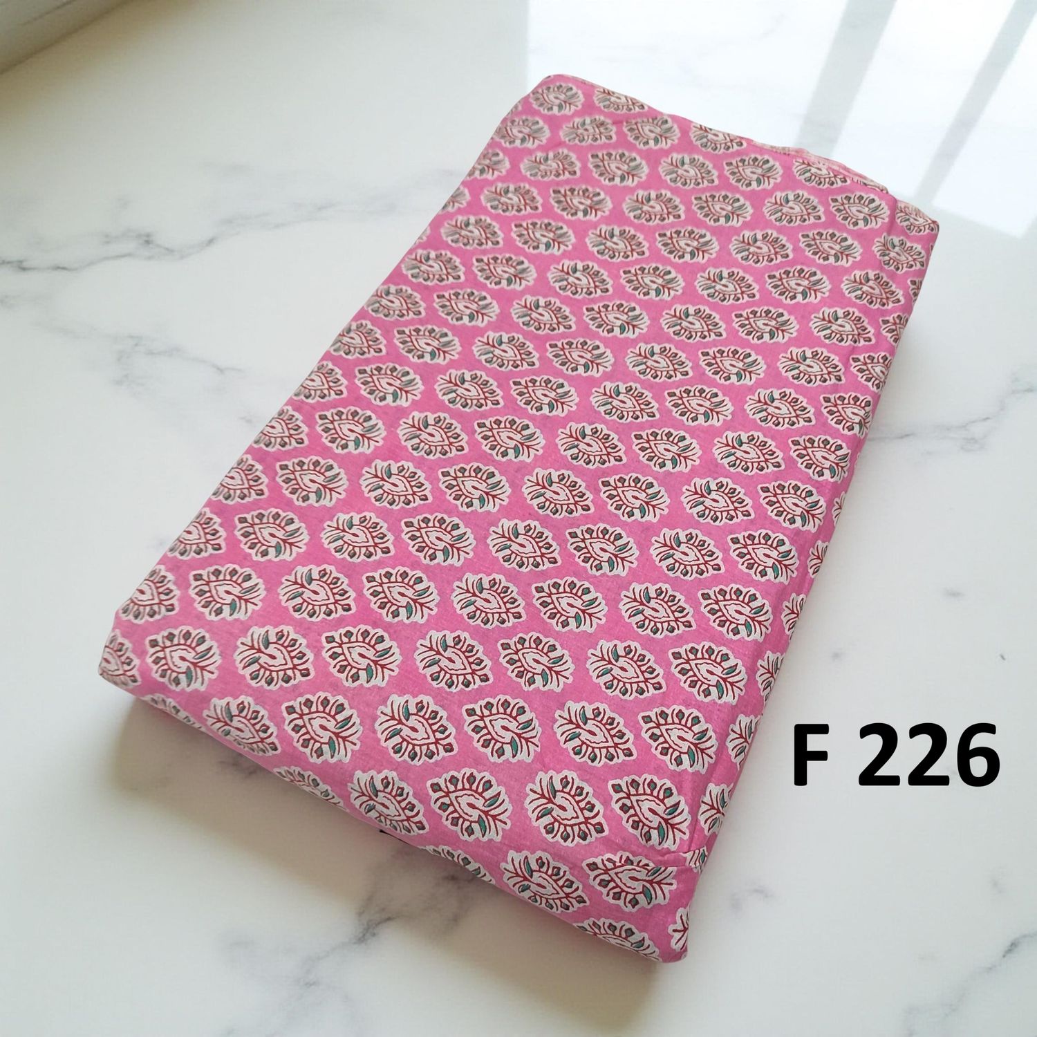 4 Meters Cotton Fabric F226
