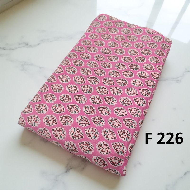 4 Meters Cotton Fabric F226
