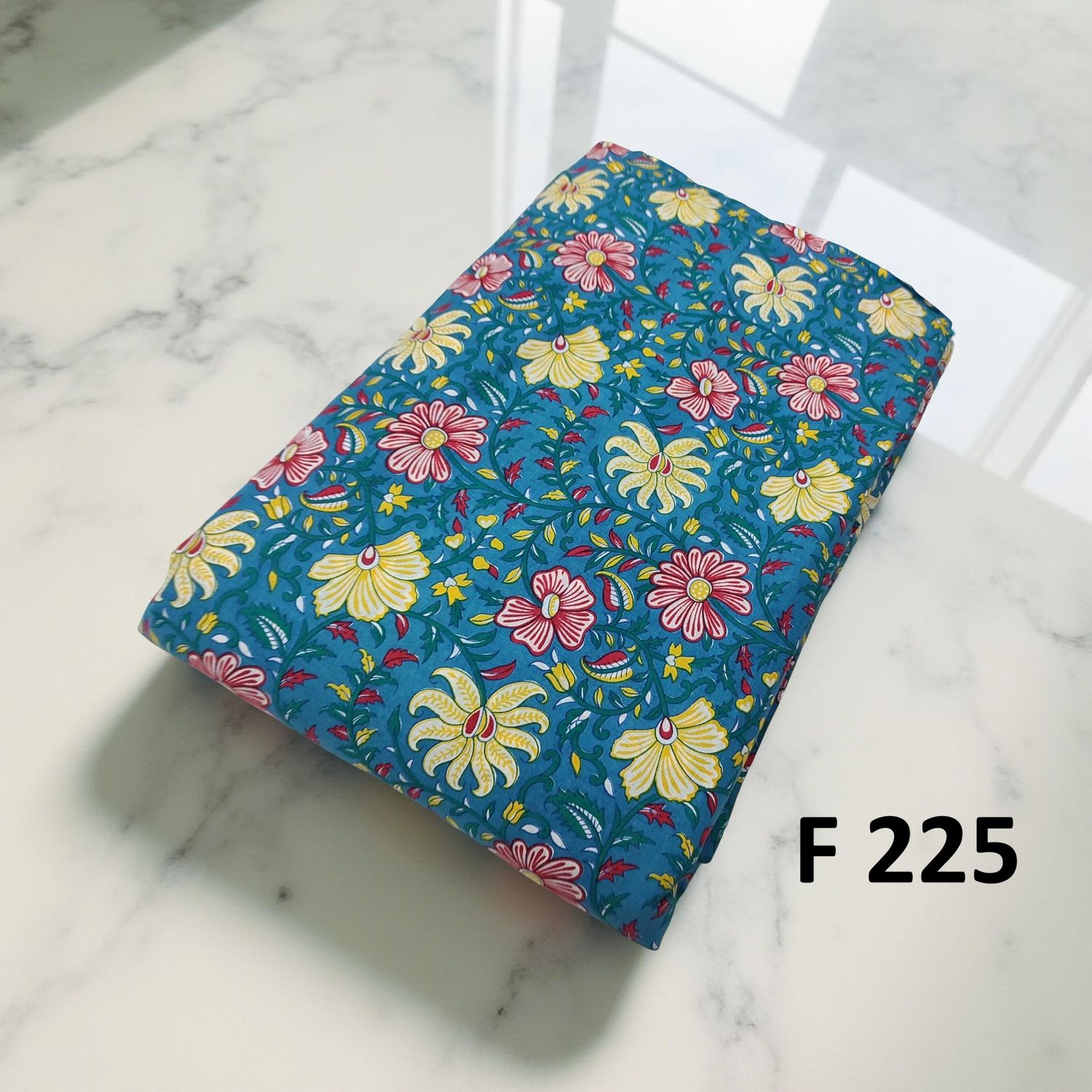 4 Meters Cotton Fabric F225