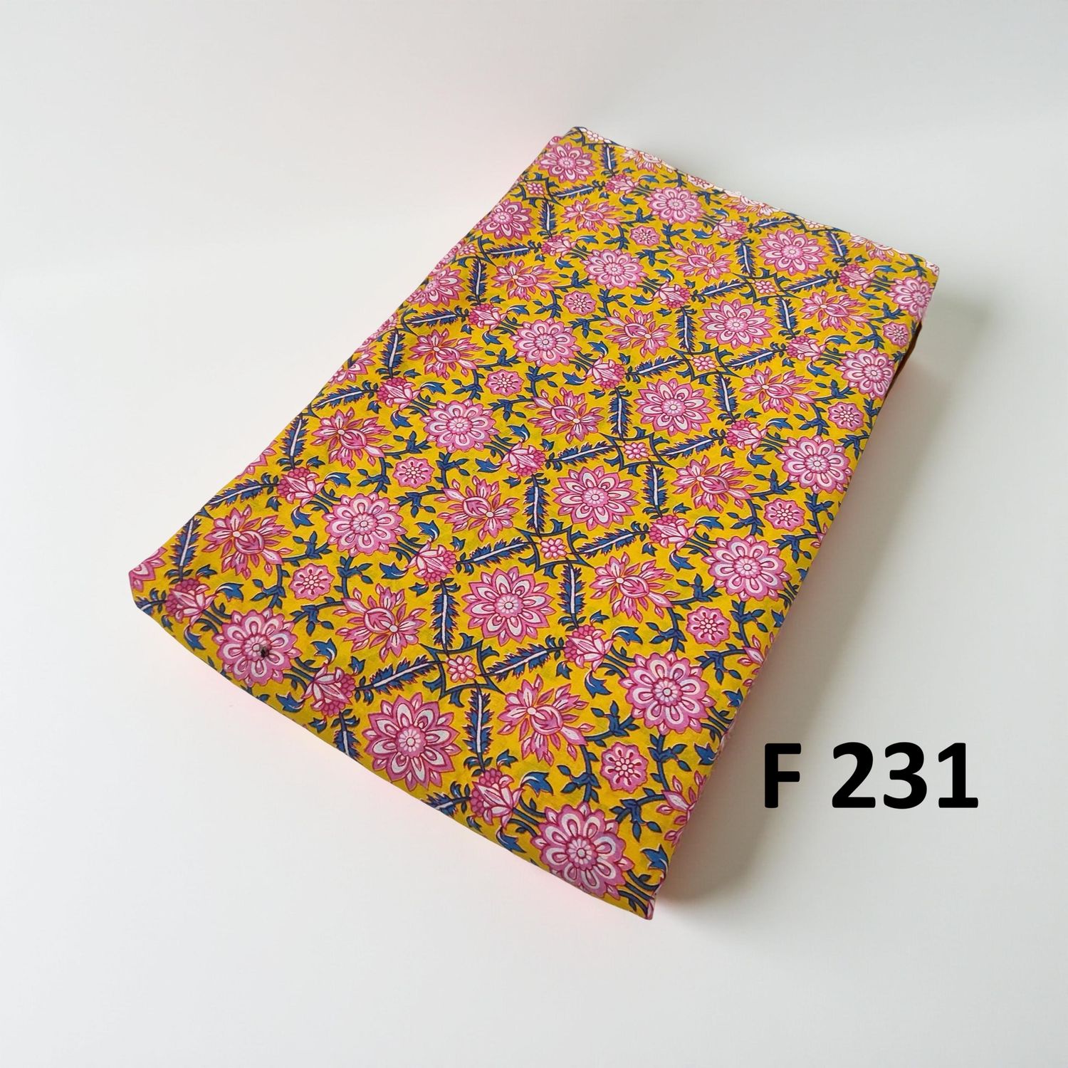 4 Meters Cotton Fabric F231