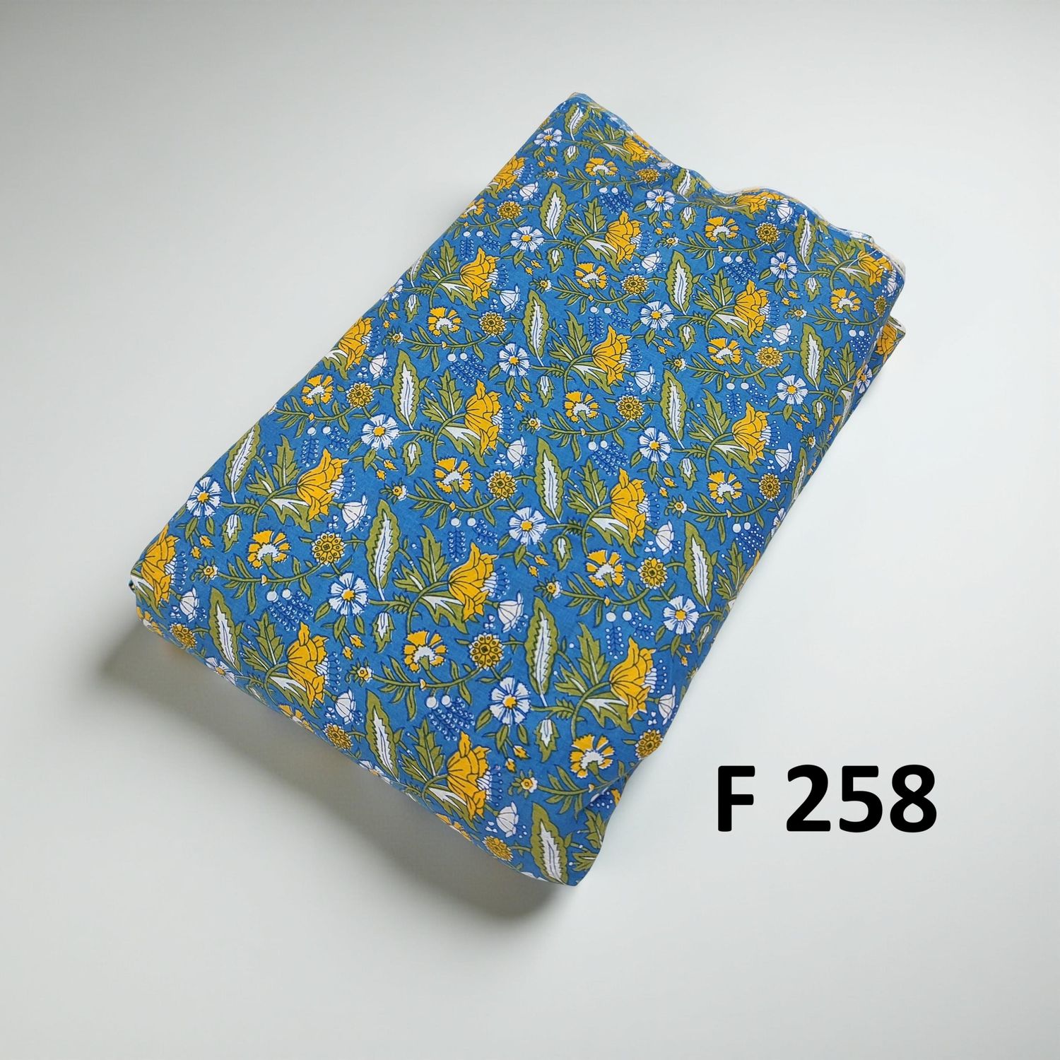 4 Meters Cotton Fabric F258