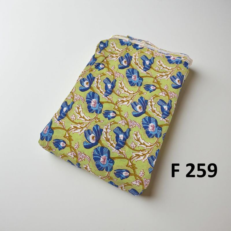 4 Meters Cotton Fabric F259