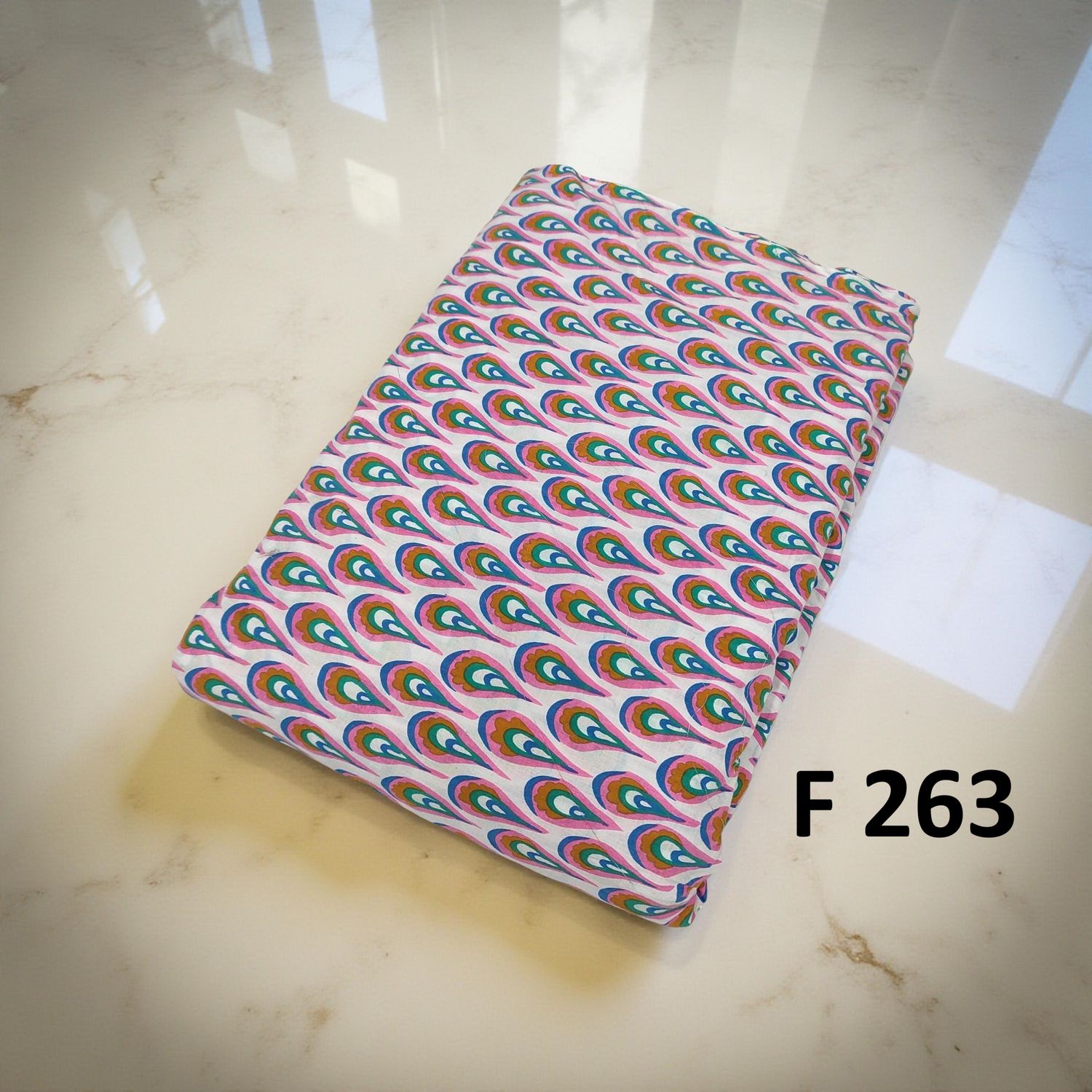 4 Meters Cotton Fabric F263