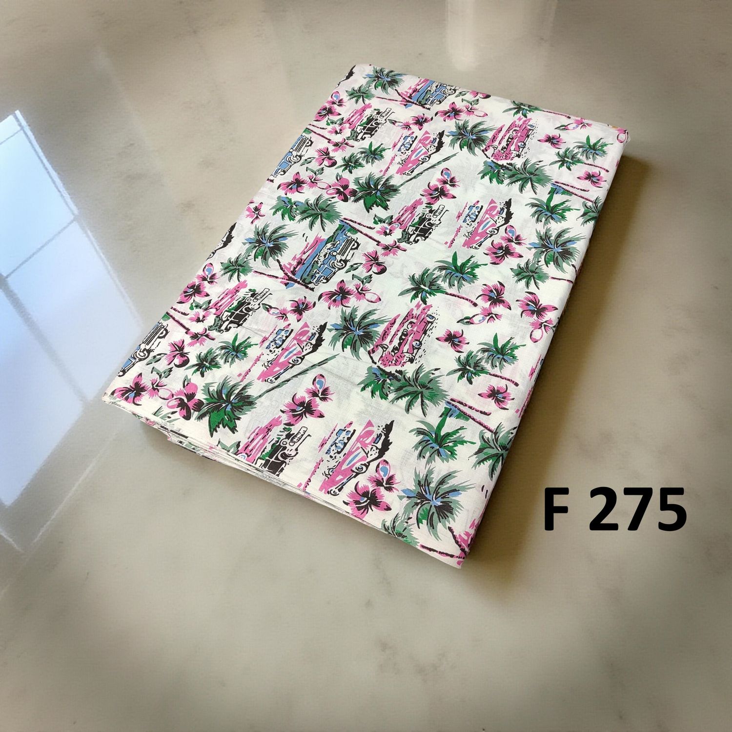 4 Meters Cotton Fabric F275