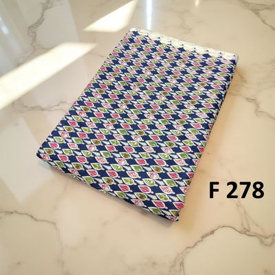4 Meters Cotton Fabric F278