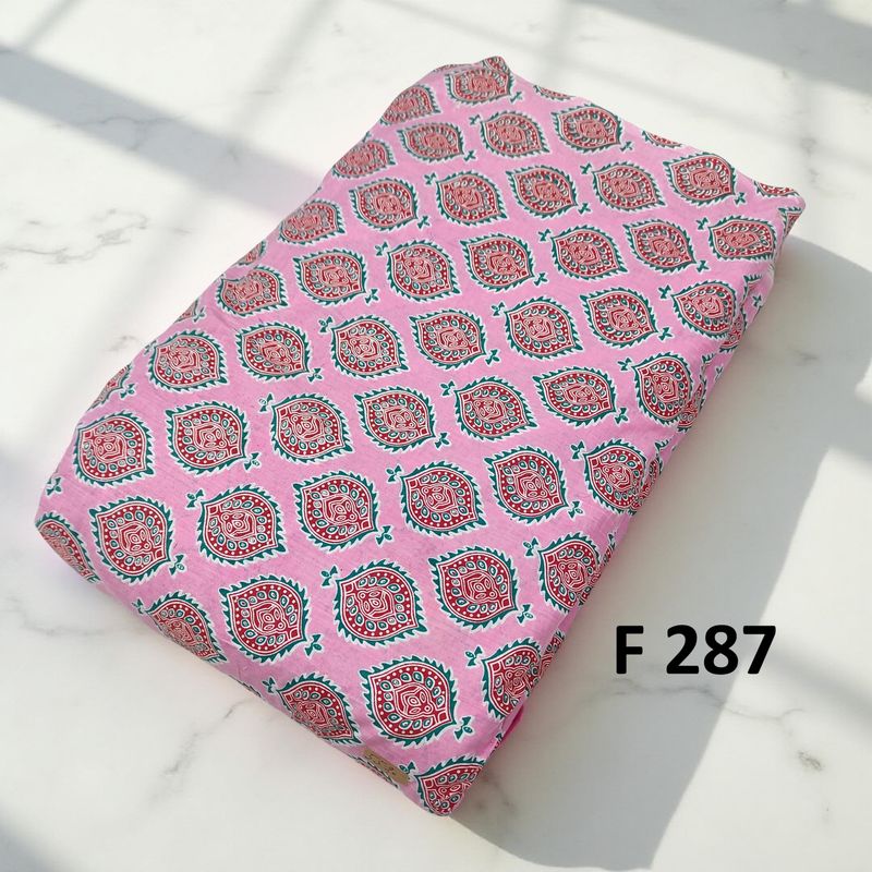 4 Meters Cotton Fabric F287