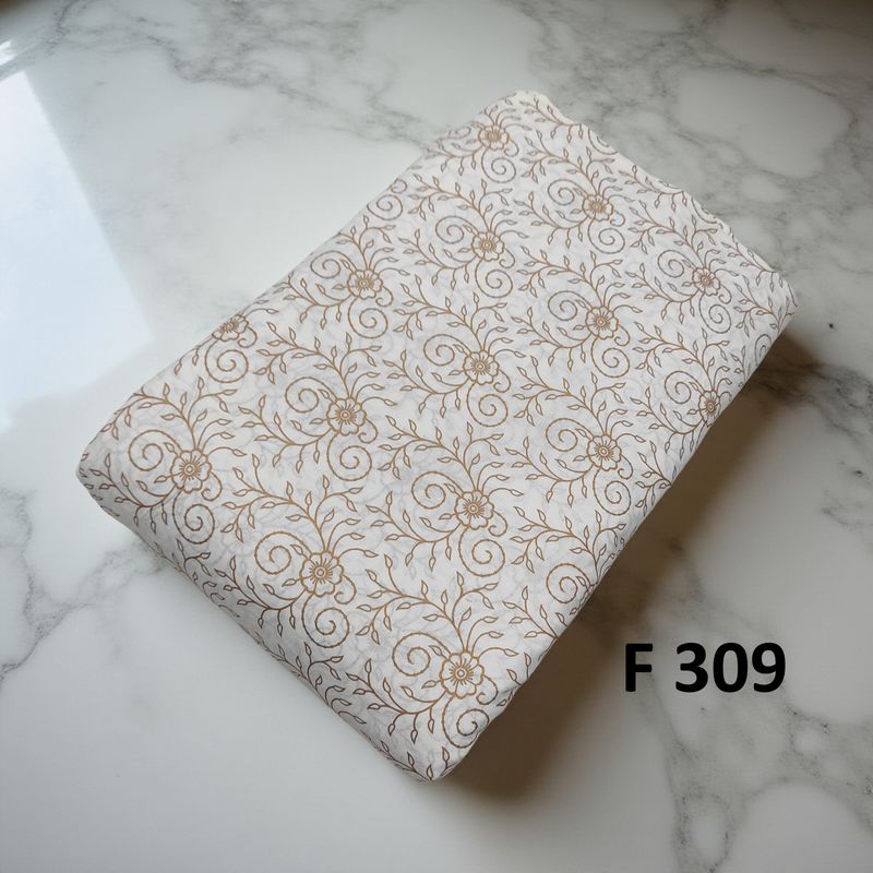 4 Meters Cotton Fabric F309