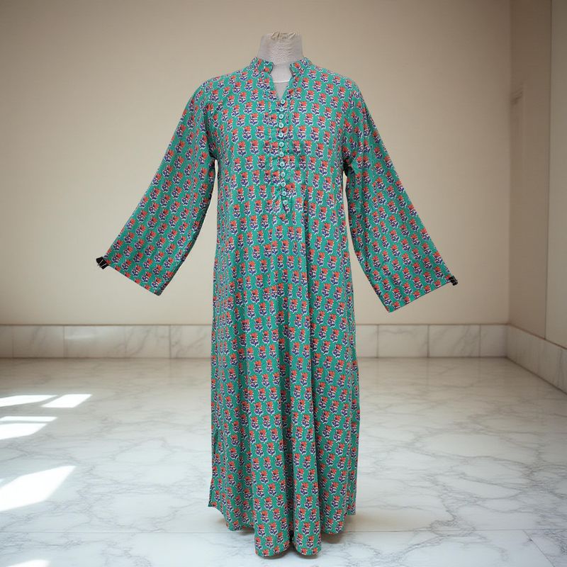 S-M Cotton Jalabiya Dress Malmal 01 New
