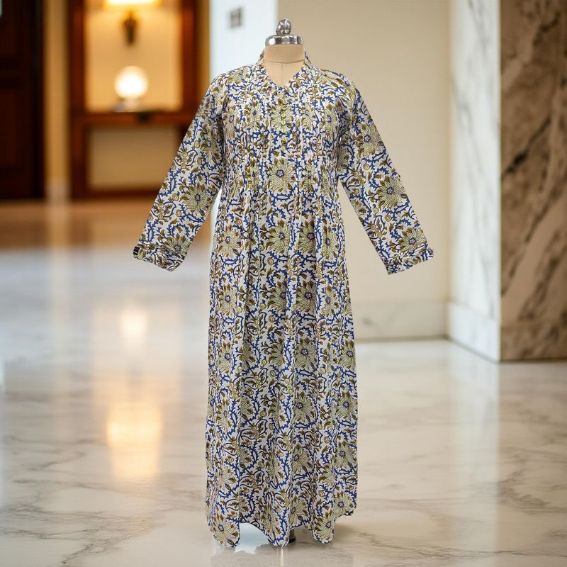 Cotton Jalabiya Dress Sparrow 02 Made To Order