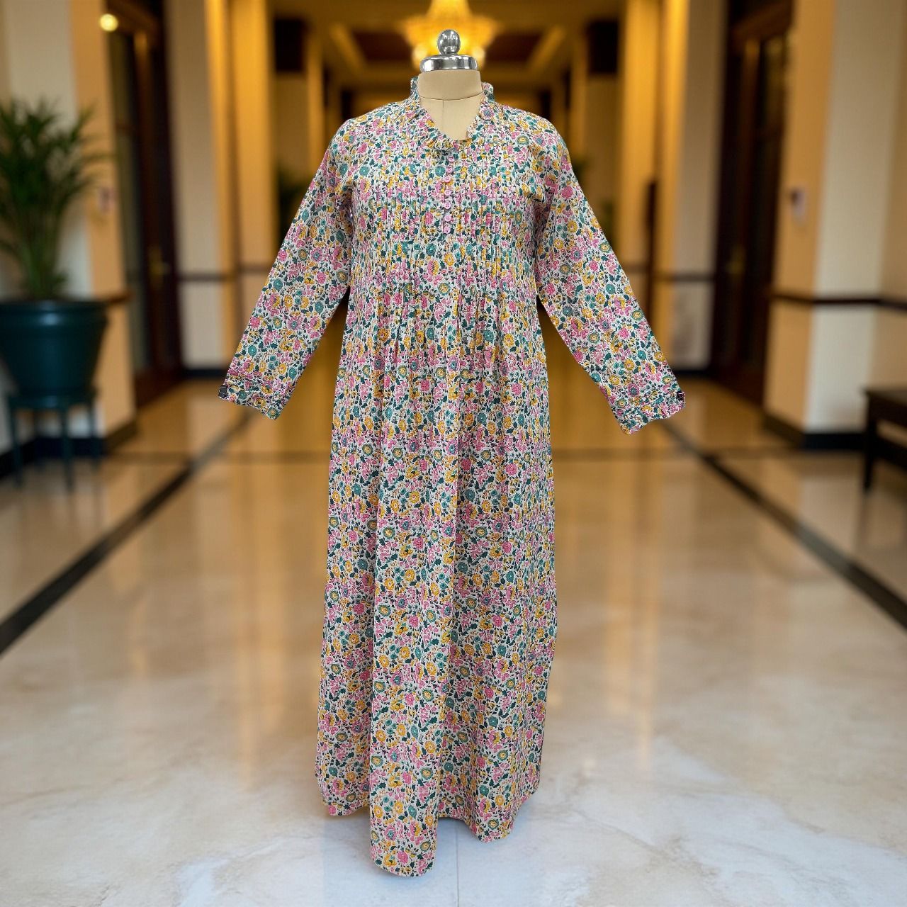 Cotton Jalabiya Dress Sparrow 06 Made To Order