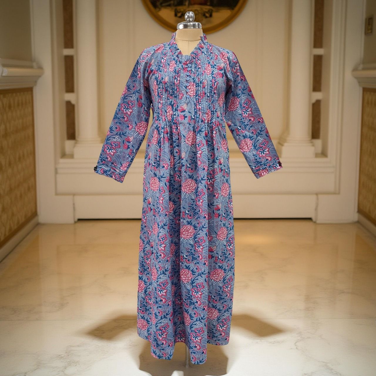 Cotton Jalabiya Dress Sparrow 09 Made To Order