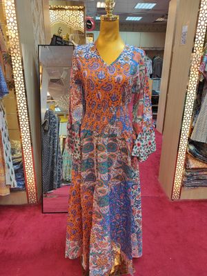 XS/S Musira Cotton Dress 54 Length Jalabiya