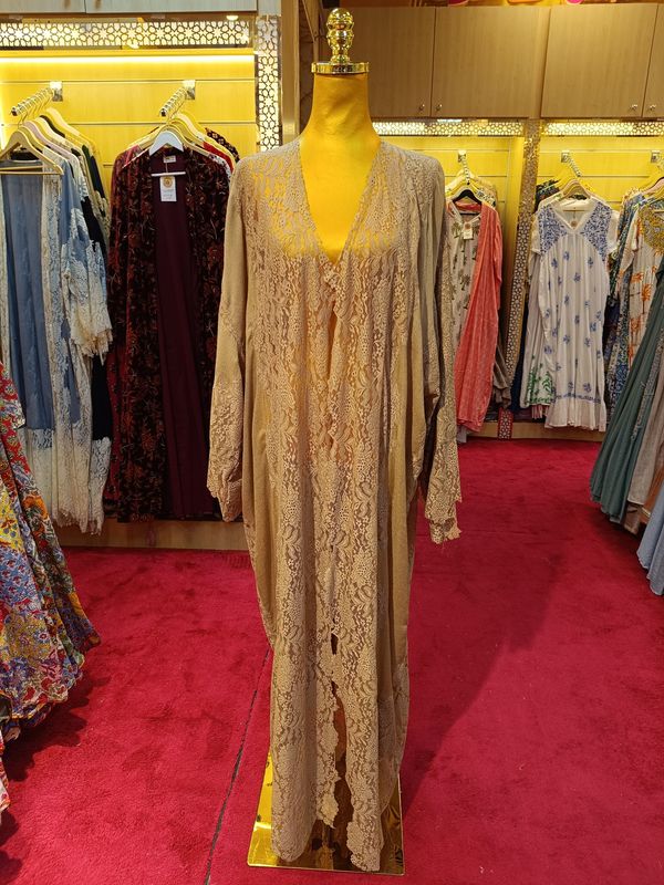 Free Size Kashmir Bisht  55&quot; Long 