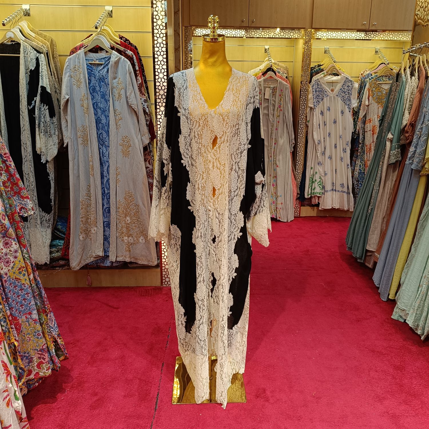 Free Size Kashmir Bisht  57&quot; Long 