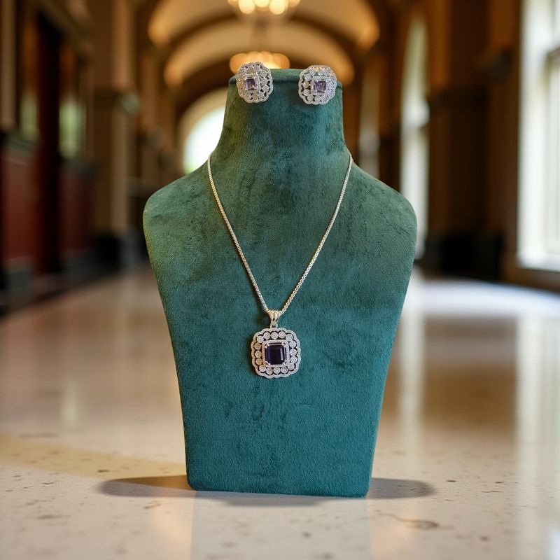 Luxury Kundan Necklace set with Earrings JW48