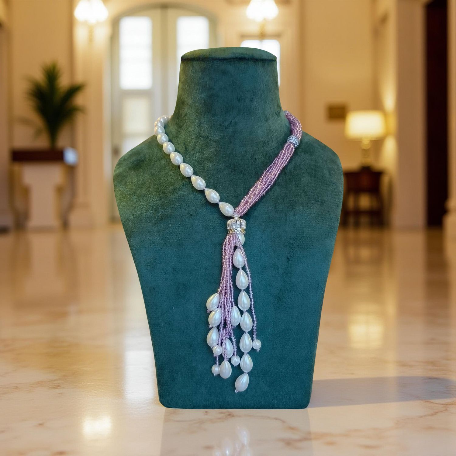 Luxury Satlada Style Beaded Necklace 06