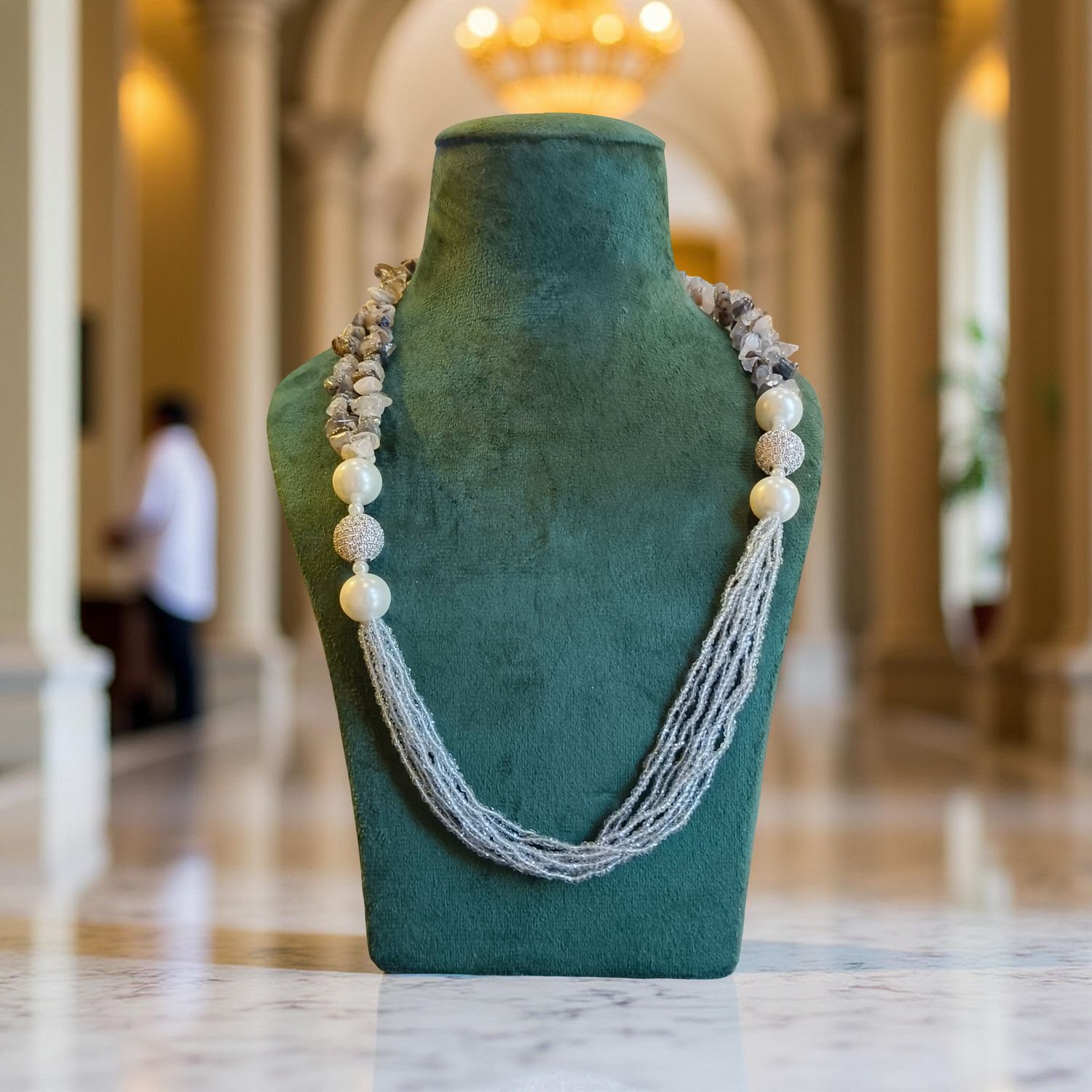 Luxury Satlada Style Beaded Necklace 03