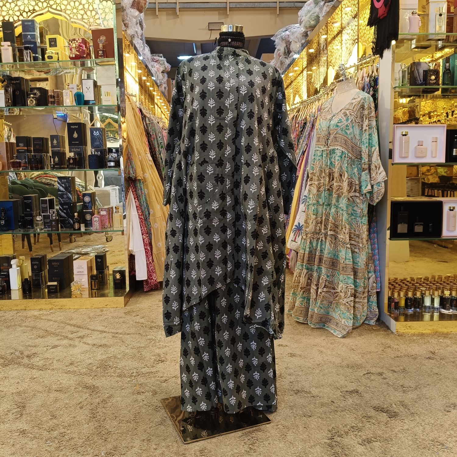 S-M 2 Piece Rasha Pure Cotton Dress Jalabiya