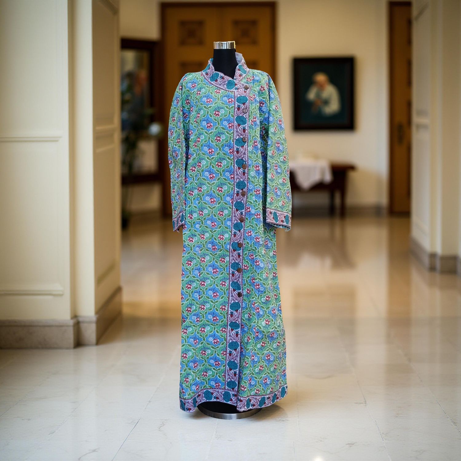 L-XL Jacket Cotton/ Length-57 inches Long