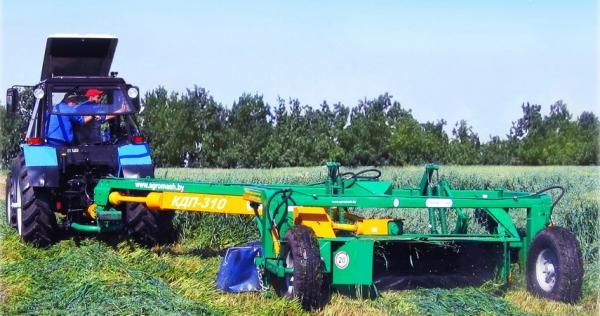 Косилка дисковая полуприцепная КДП-310 (с плющильными вальцами)