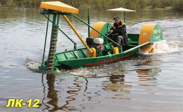 Лодка-косилка для уборки камыша ЛК-12А