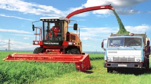Жатка для трав КВС-1200000 на комбайн КВК-800