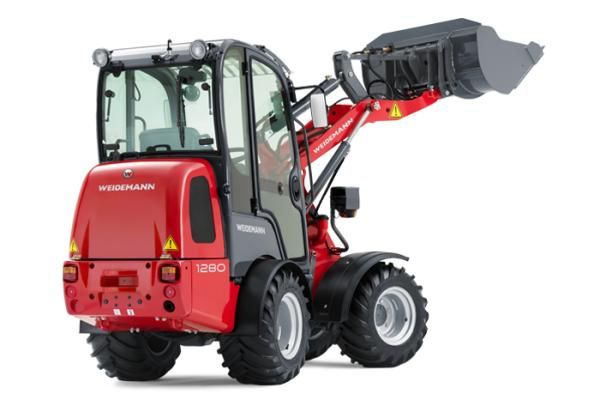 Электрический минипогрузчик Weidemann Hoftrac 1280